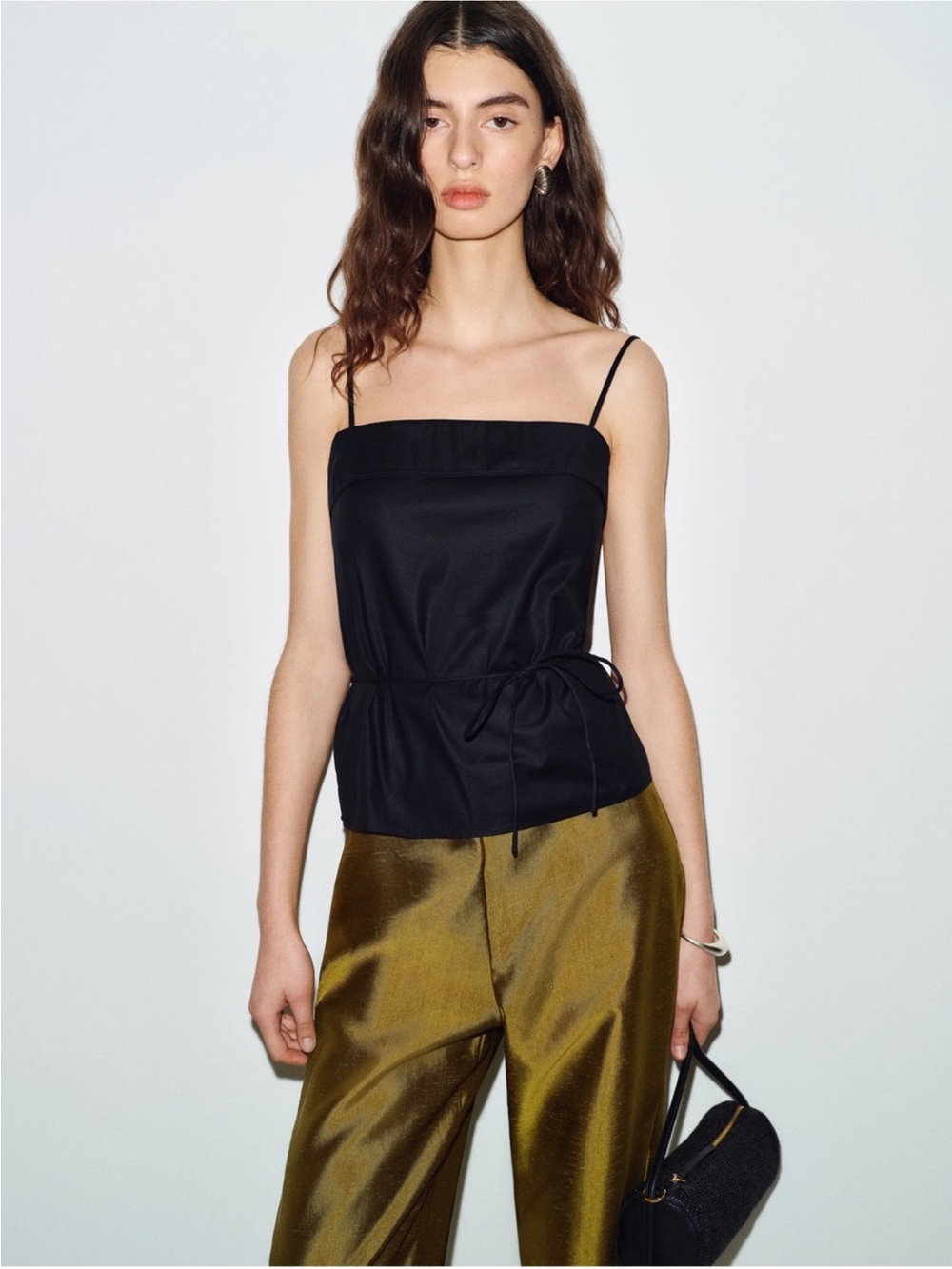 NWT Reformation Augusta Top Black